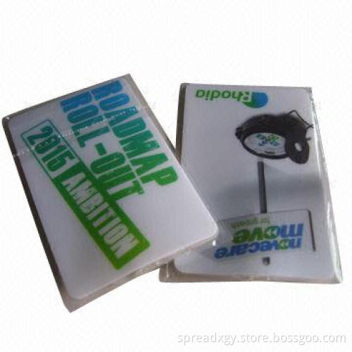 Promotion LED Card Flashlight with 2-piece LEDs, Very Good for Advertisement